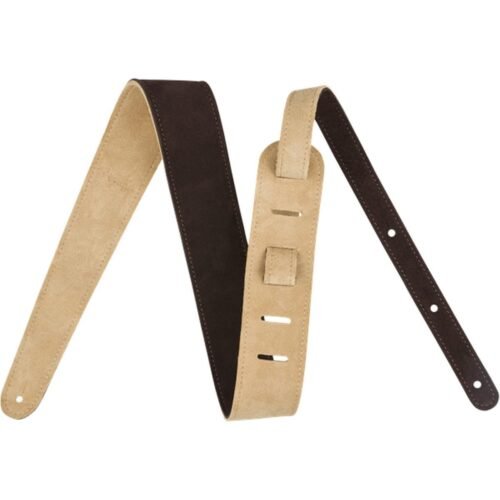 Fender Reversible Suede Guitar Strap - Brown/Black 990691021