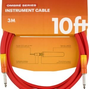 Fender Ombre Instrument Cable Original Series 10Ft Tequilla Sunrise 990810200