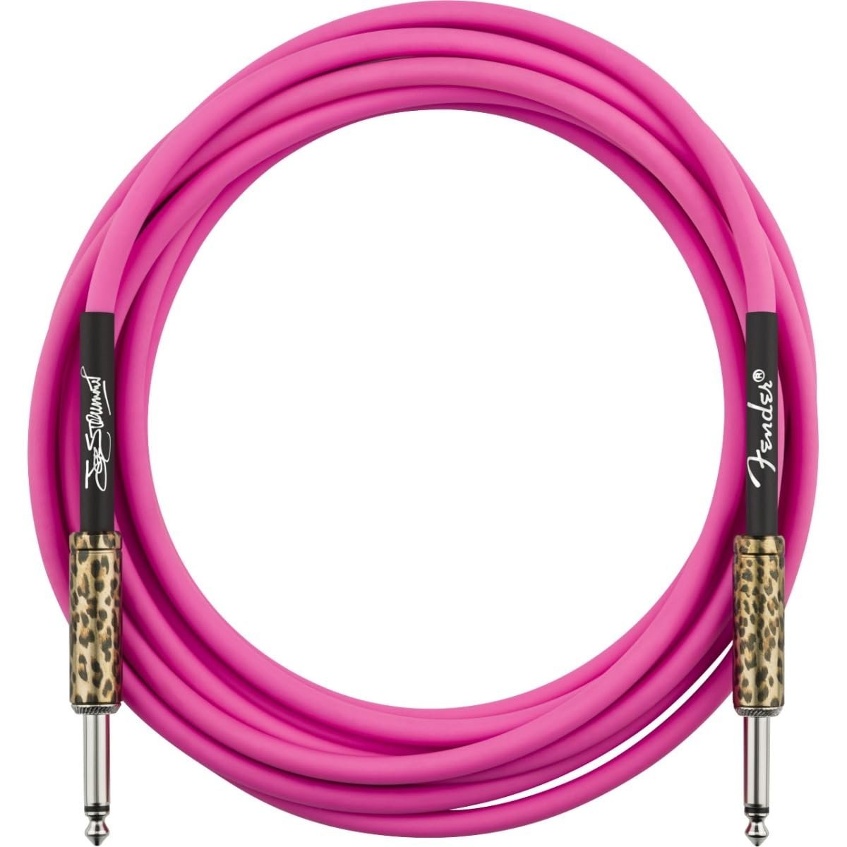 Fender 13' Instrument Cable Stummer Pink Leopard 990810215