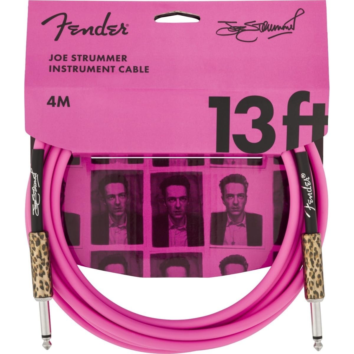 Fender 13' Instrument Cable Stummer Pink Leopard 990810215