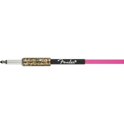 Fender 13' Instrument Cable Stummer Pink Leopard 990810215