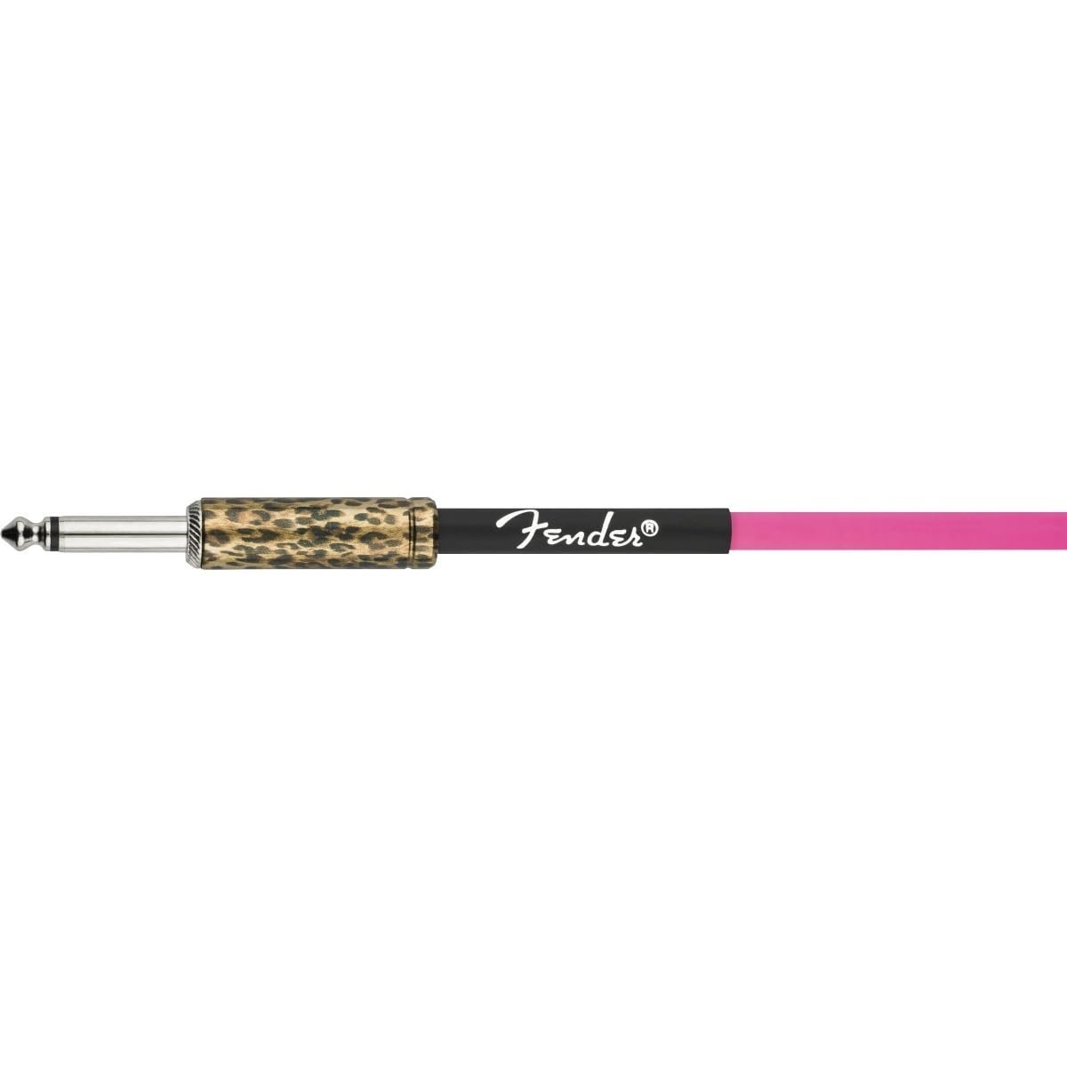 Fender 13' Instrument Cable Stummer Pink Leopard 990810215