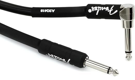 Fender Instrument Cable Professional Series 25Ft Black Str/Ang 990820060