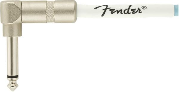 Fender Instrument Cable Original Series Coiled Straight-Angle 30Ft Daphne Blue 990823006