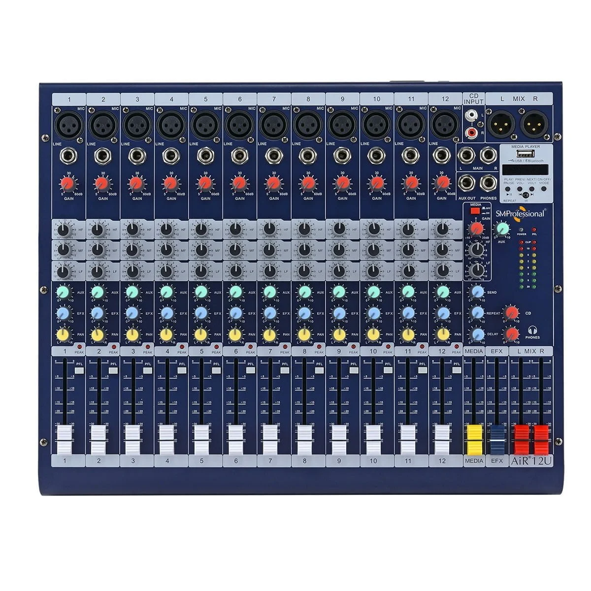 Studiomaster AIR 12U 12 Channel Mixer with USB