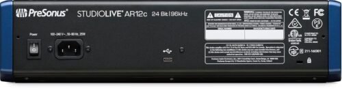 PreSonus StudioLive AR12c 14-Channel USB-C Hybrid Digital/Analog Performance Mixer PreSonus StudioLive AR12c 14-Channel USB-C Hybrid Digital/Analog Performance Mixer