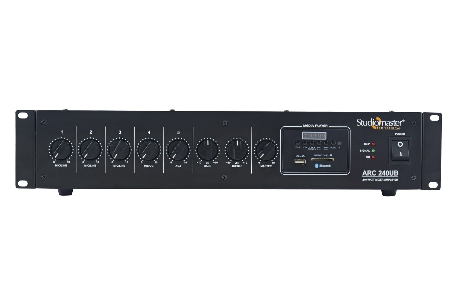 Studiomaster ARC 240UB Amplifier with Bluetooth&USB (240watts)