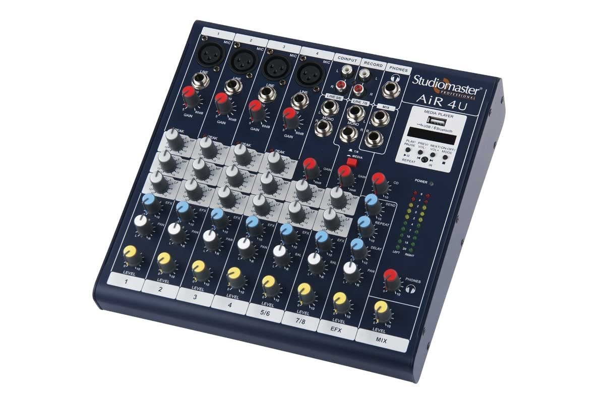 Studiomaster AiR 4U is an ultra-compact mixing