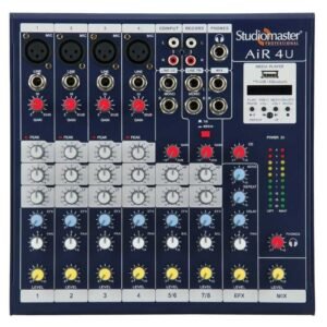 Studiomaster AiR 4U is an ultra-compact mixing