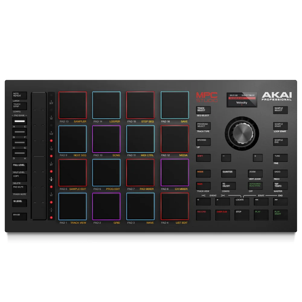 Akai MPC Studio 2 Drum Pad Controller With Assignable TouchStrip