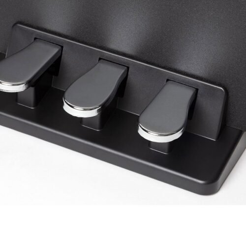 Alesis AHB-1 Piano Home Accessory Bundle Wooden Piano Stand With 3 Pedals and Bench