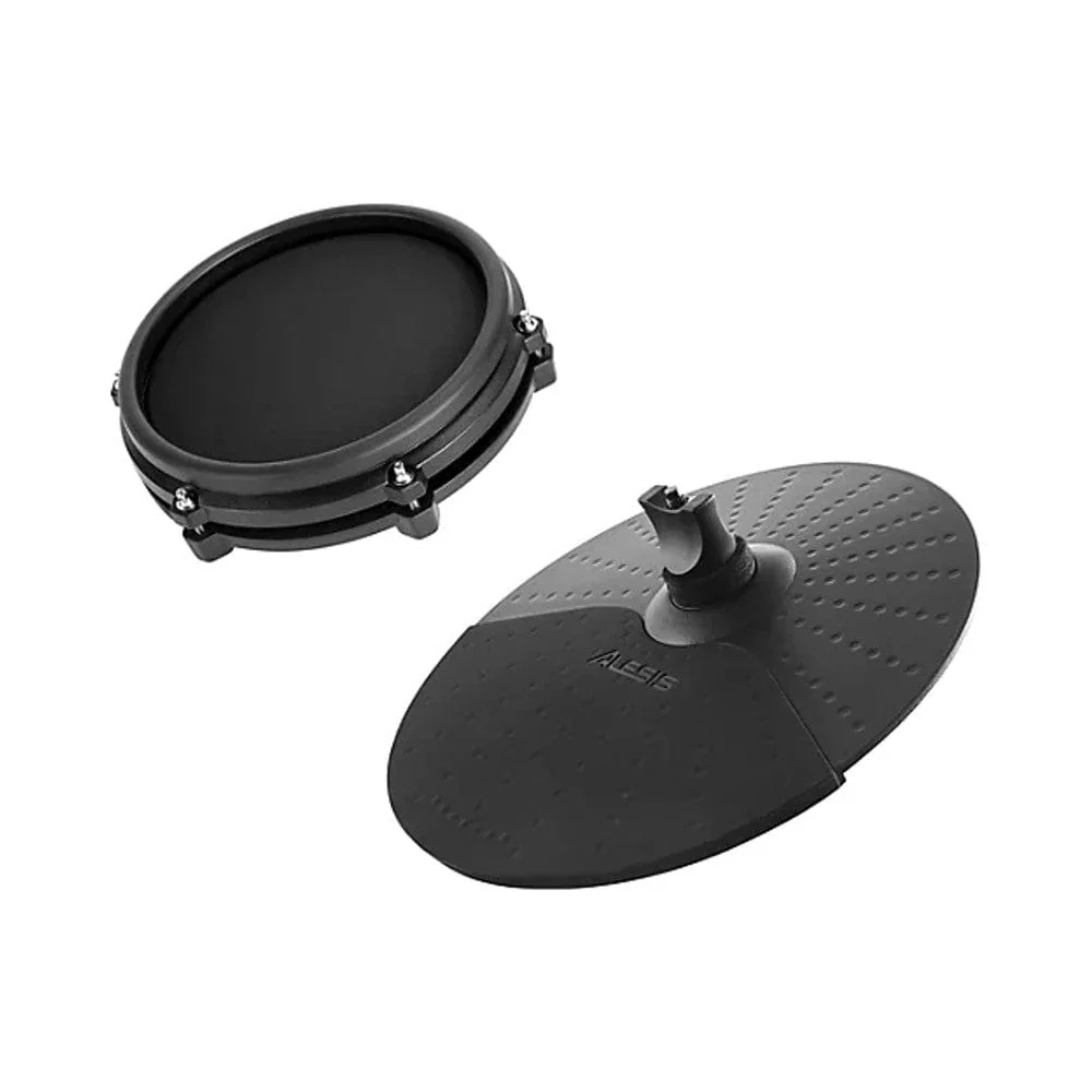 Alesis-Drums-Nitro-Mesh.webp Alesis Drums Nitro Mesh Expansion Pack, Dual Zone Mesh Drum Pad and 10-inch Cymbal