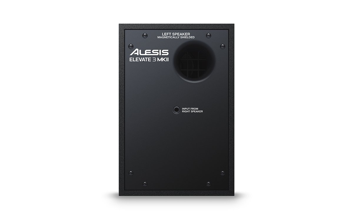Alesis Elevate 3 MKII | 20W Powered Gaming or Studio Desktop Speakers (Black)