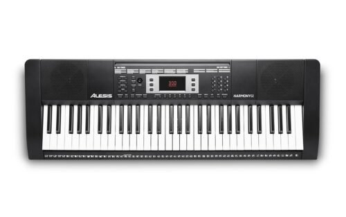 Alesis Harmony 61 MKII 61-Key Portable Arranger Keyboard, Black (HARMONY61MKII)