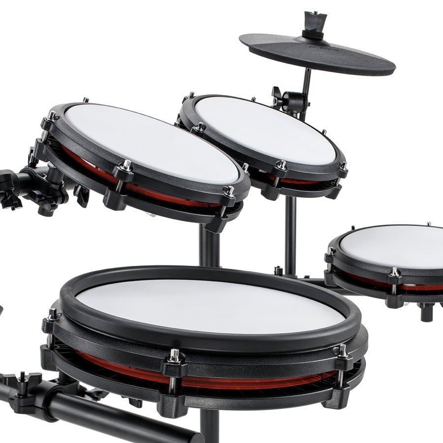 Alesis-Nitro-Max-3.jpg Alesis Nitro Max Kit Eight Piece Electronic Drum Kit with Mesh Heads and Bluetooth