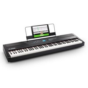 Alesis-Recital-Pro-1.jpg Alesis Recital Pro 88-Key Digital Piano with Hammer-Action Keys & Speakers