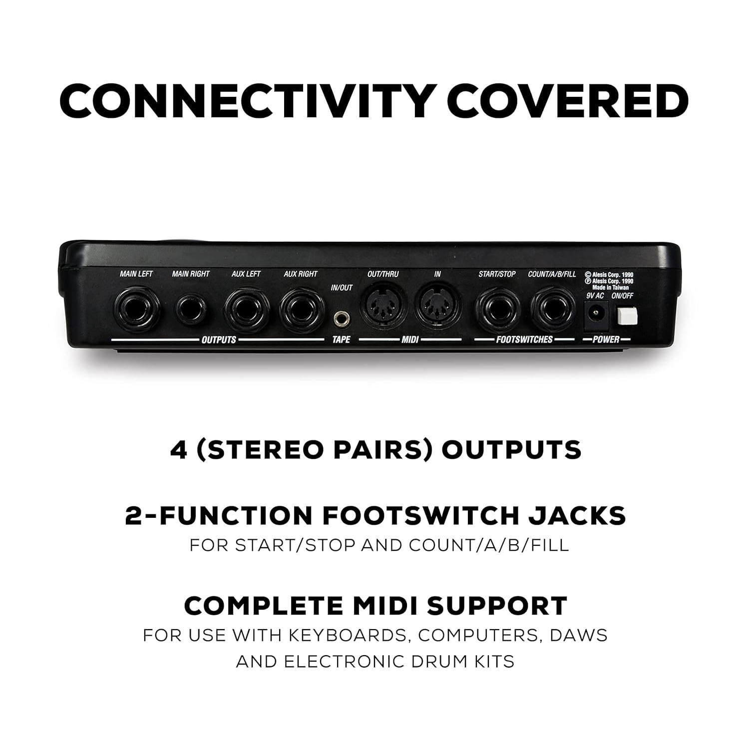 Alesis SR16 |Studio-Grade Standalone Classic Drum Machine with On-Board Sound Library and In-Built Effects