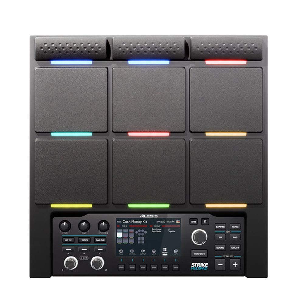 Alesis Strike MultiPad 9-Trigger Percussion Pad with RGB Backlit Pads & Display