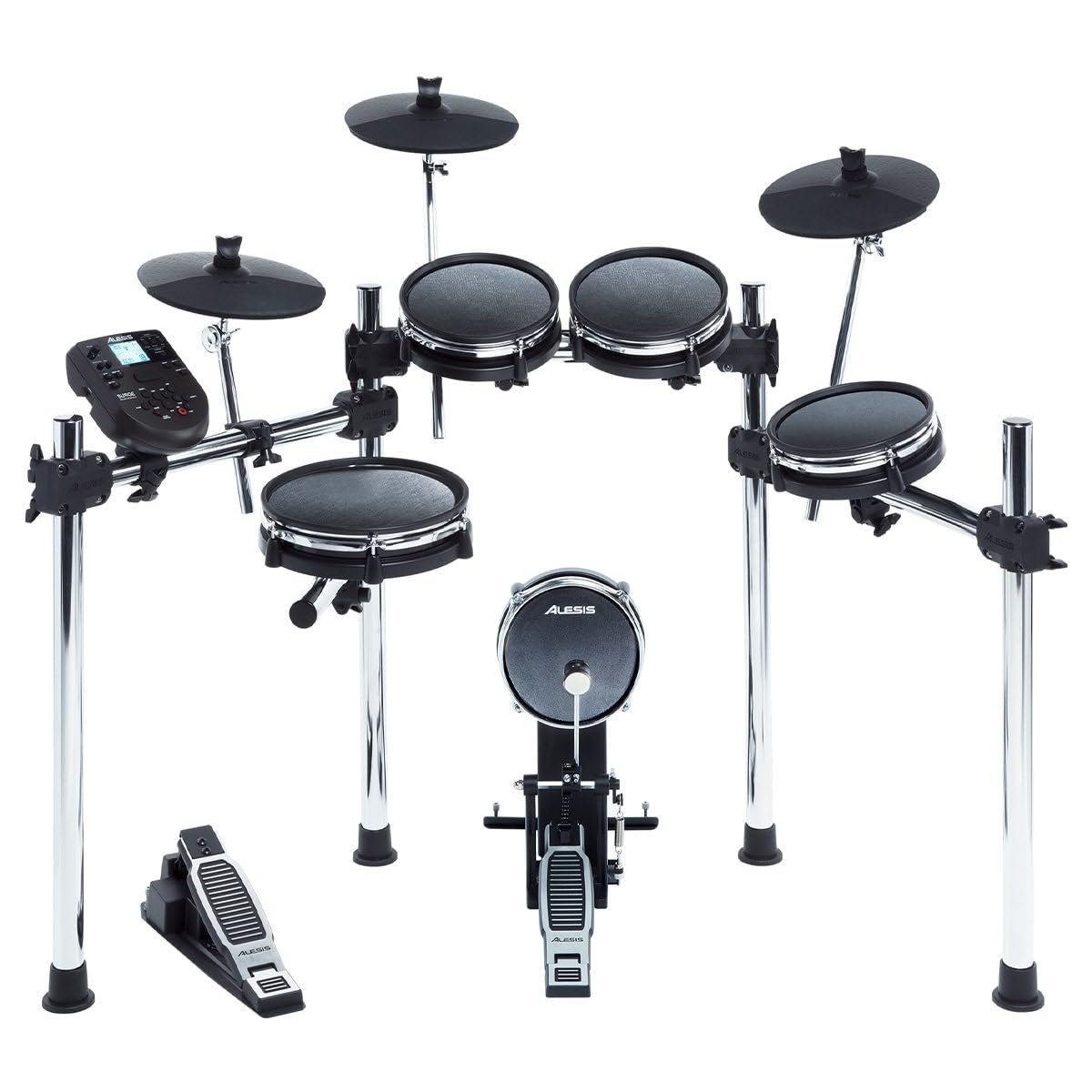 Alesis Surge Mesh Kit | Eight-Piece Electronic Drum Kit with Mesh Heads, Kits, Sounds and Play Along Tracks plus USB/MIDI Connectivity
