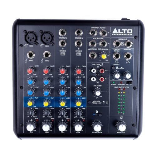 Alto Professional TrueMix 600 Audio Mixer with USB Interface & Bluetooth