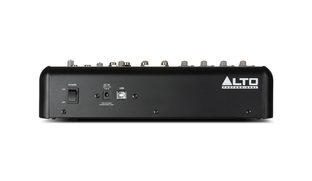 Alto Professional Truemix 800 FX Audio DJ Mixer With 4 XLR Mic Ins, USB Audio Interface And Bluetooth For Podcasting