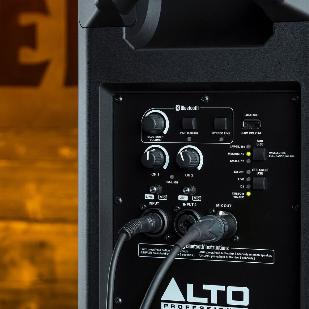 Alto TS410 2000-Watt 10-Inch 2-Way Powered Loudspeaker With Bluetooth, DSP and App Control