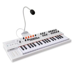 Arturia MiniFreak 37 Key Polyphonic 6-Voice Hybrid Synthesizer Keyboard (White, MiniFreak Vocoder)