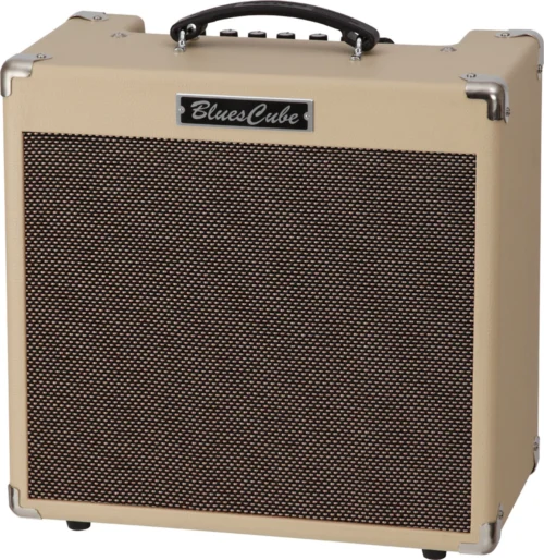 BC-HOT-VB-2.webp Roland Blues Cube Hot 30W Combo Guitar Amplifier 1x12inch -Vintage Blonde