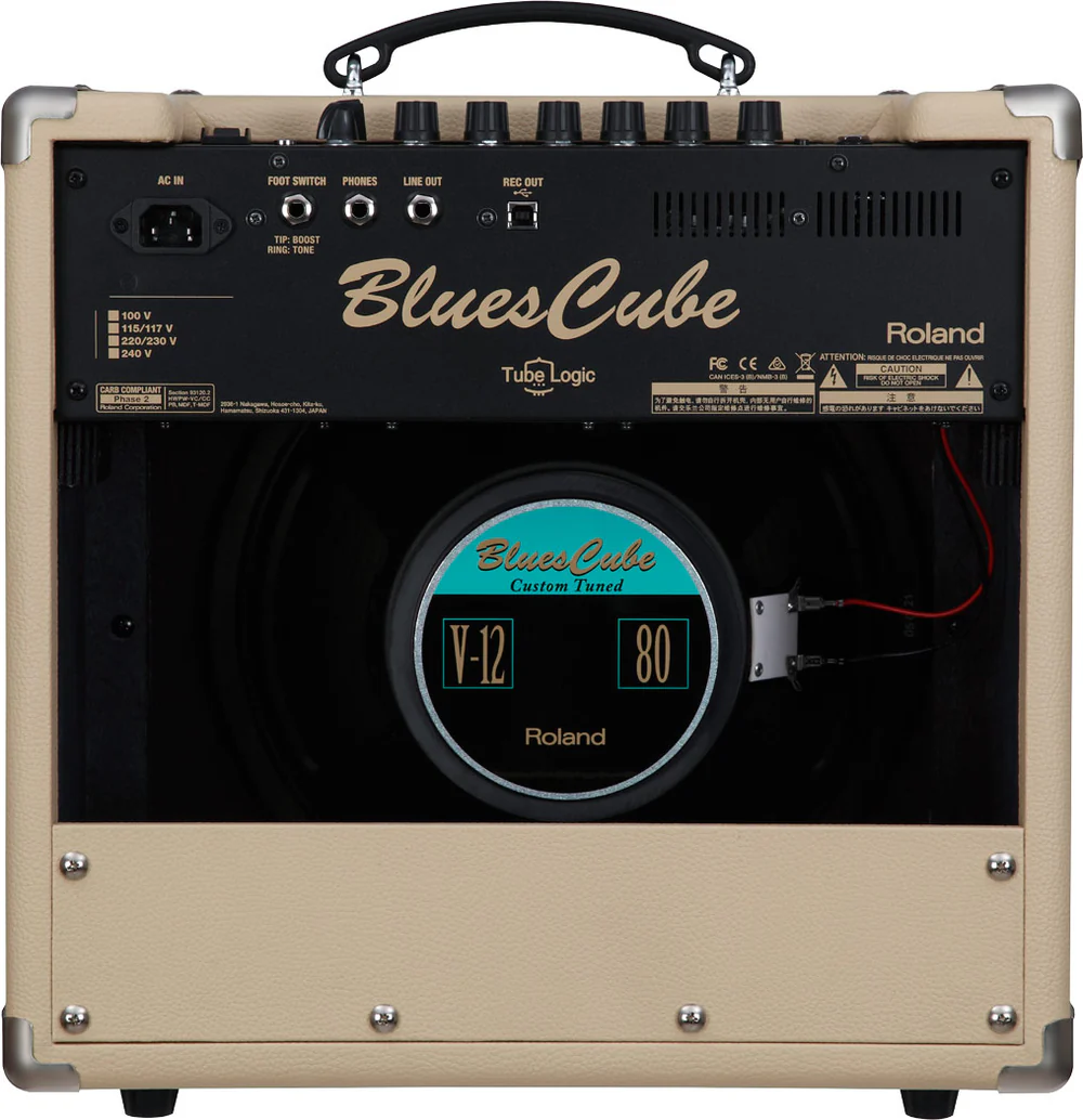 Roland Blues Cube Hot 30W Combo Guitar Amplifier 1x12inch -Vintage Blonde
