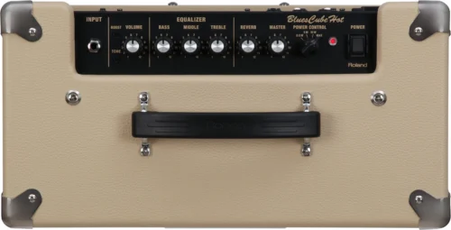 BC-HOT-VB-4.webp Roland Blues Cube Hot 30W Combo Guitar Amplifier 1x12inch -Vintage Blonde