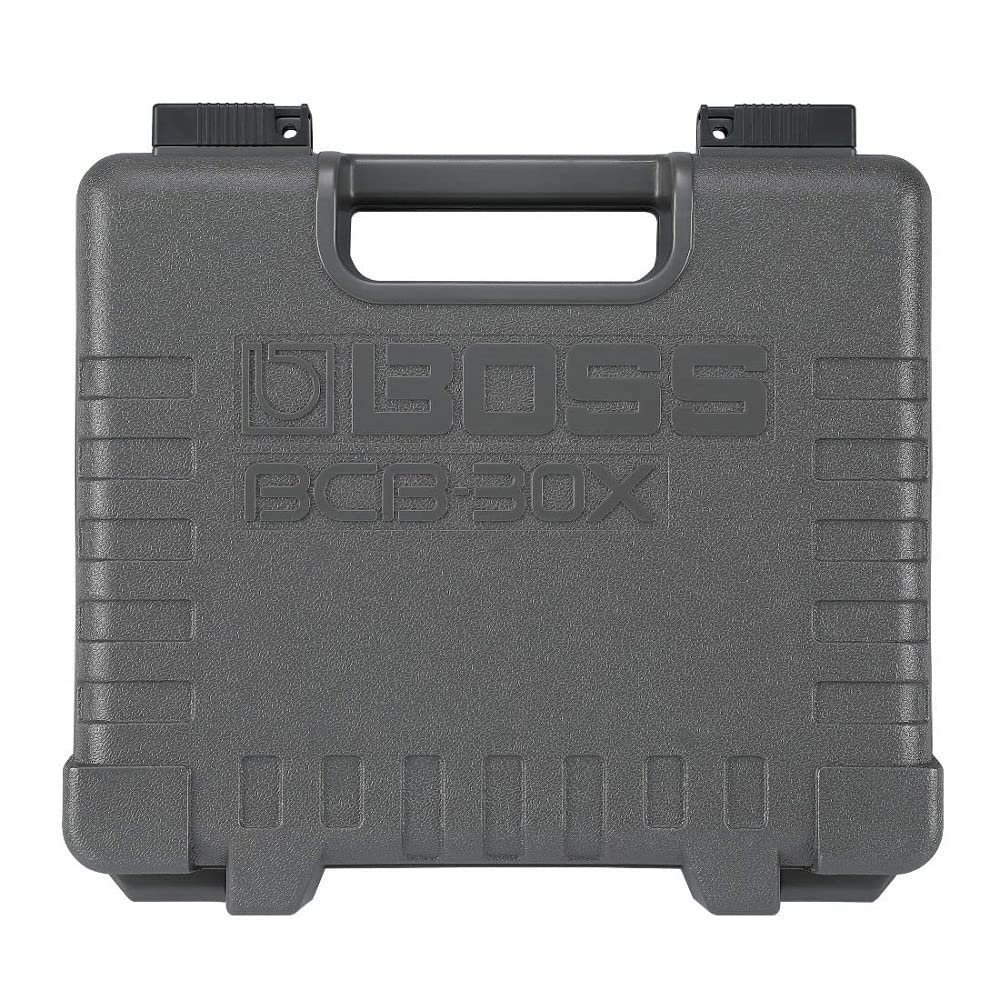 BOSS BCB-30X Ultra-Portable Guitar Effects Pedal Board And Case with Integrated Lid