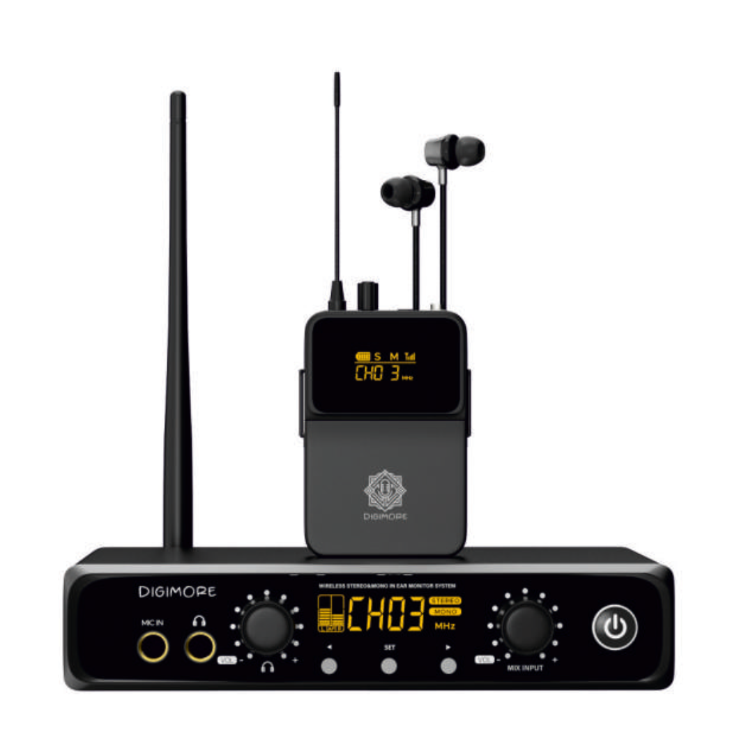 Digimore D- 800 Stereo Wireless In - Ear Monitoring System