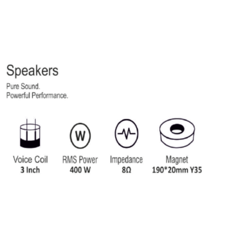 Digimore DS 12X400M Speakers