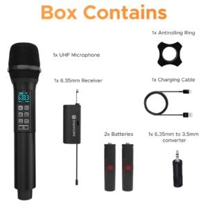 Digimore D 346 UHF Wireless Microphone System with Sound Card