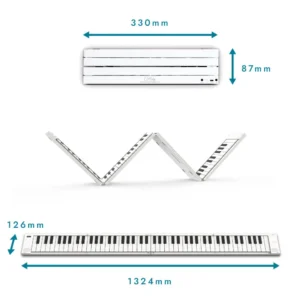 Blackstar Carry-on Folding Piano 88 Touch - White