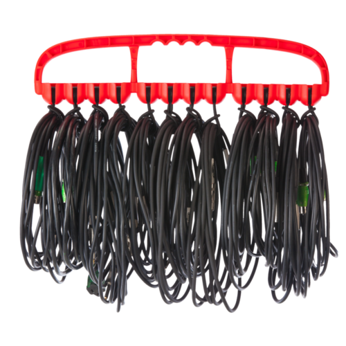 Cable Wrangler Versatile Cable Management Tool Red