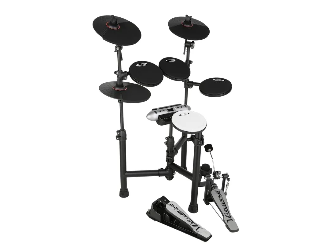 Carlsbro-CSD130-Electronic-drum-kit-left-side.webp Carlsbro CSD130 - Compact Electronic Drum Kit - Black