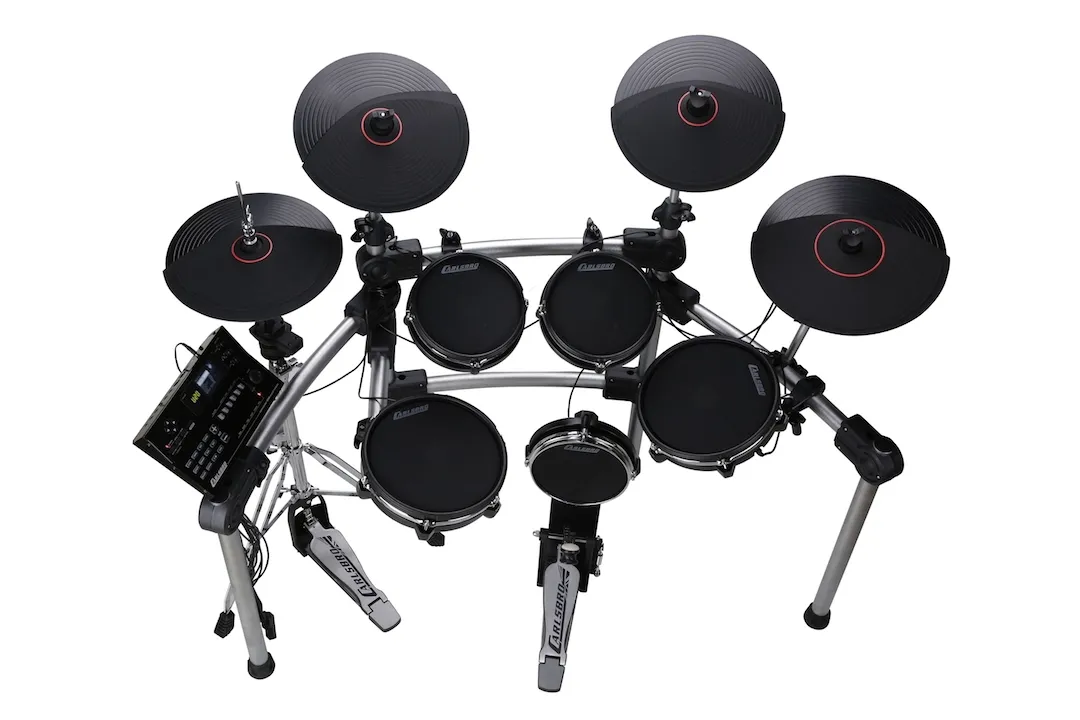 Carlsbro CS D600 9 Piece Electronic Mesh Head Drum Kit - Black