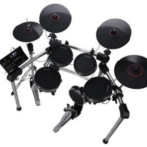 Carlsbro CS D600 9 Piece Electronic Mesh Head Drum Kit - Black