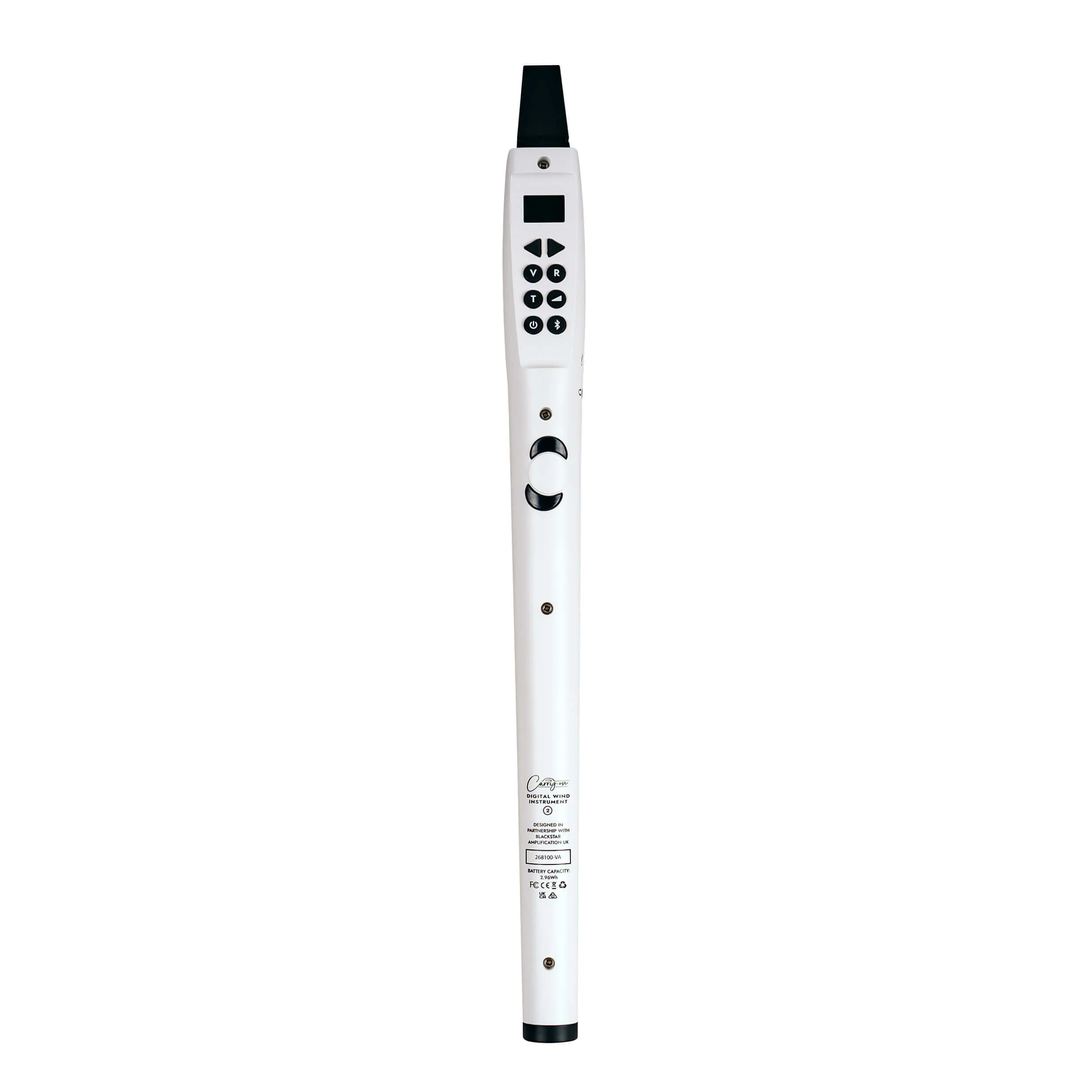 Carry-on-DWI2-WhiteShot-White-Back.webp Blackstar Carry-on Digital Wind Instrument 2 - White