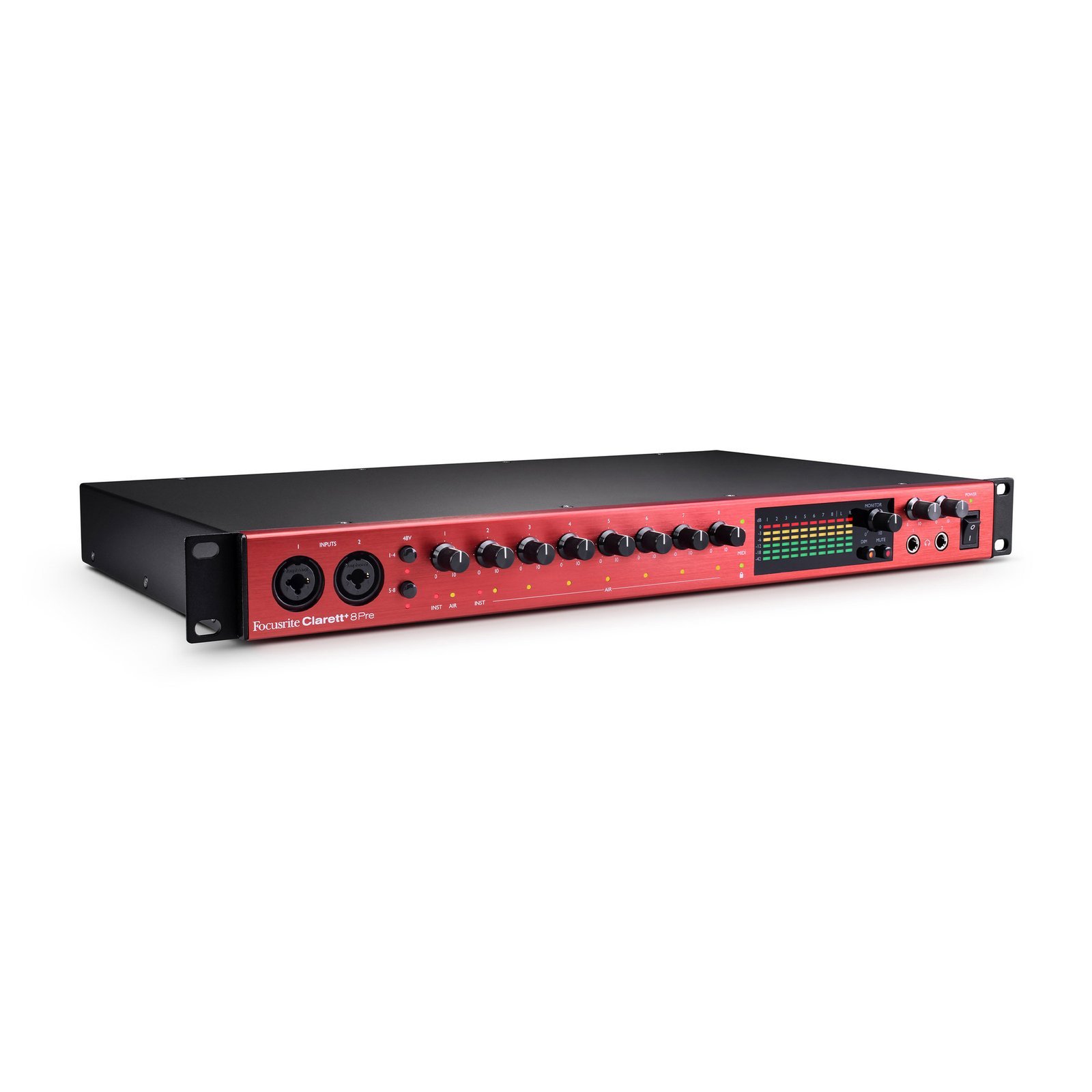 Focusrite Clarett Plus 8PRE 18-In 20-Out Audio Interfacef