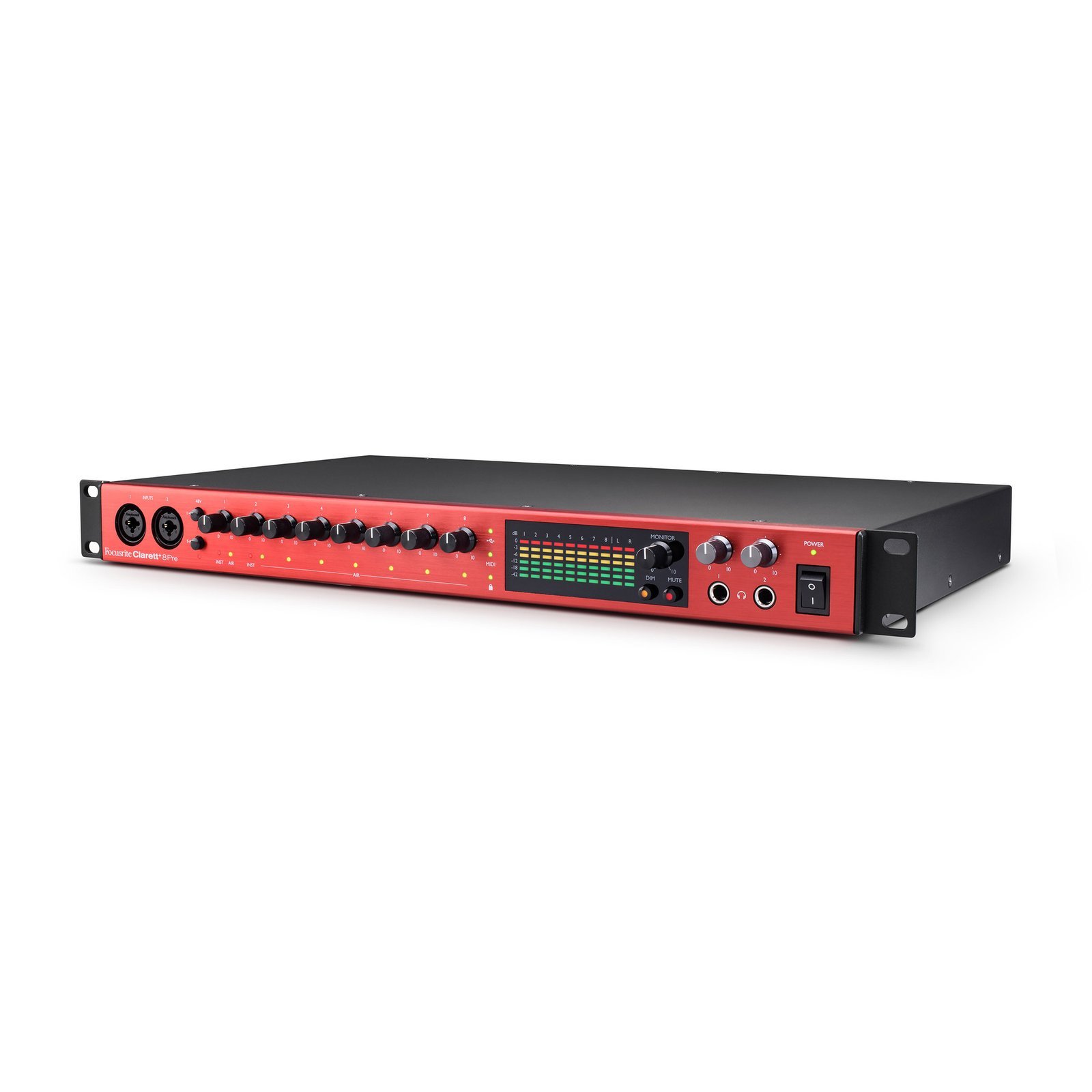 Focusrite Clarett Plus 8PRE 18-In 20-Out Audio Interfacef