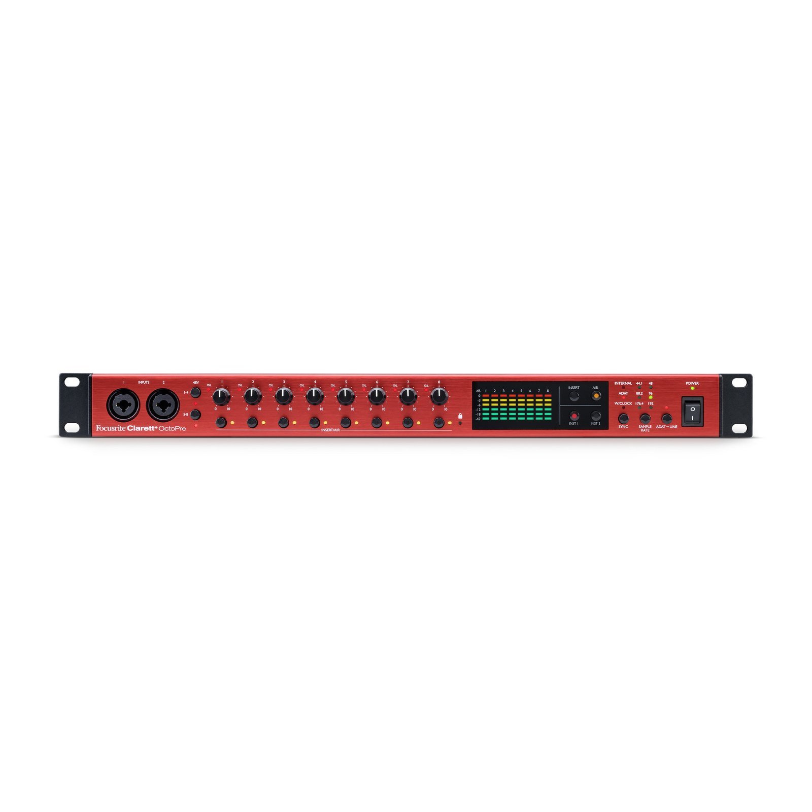 Focusrite Clarett+ OctoPre 8 Channel Microphone Preamp