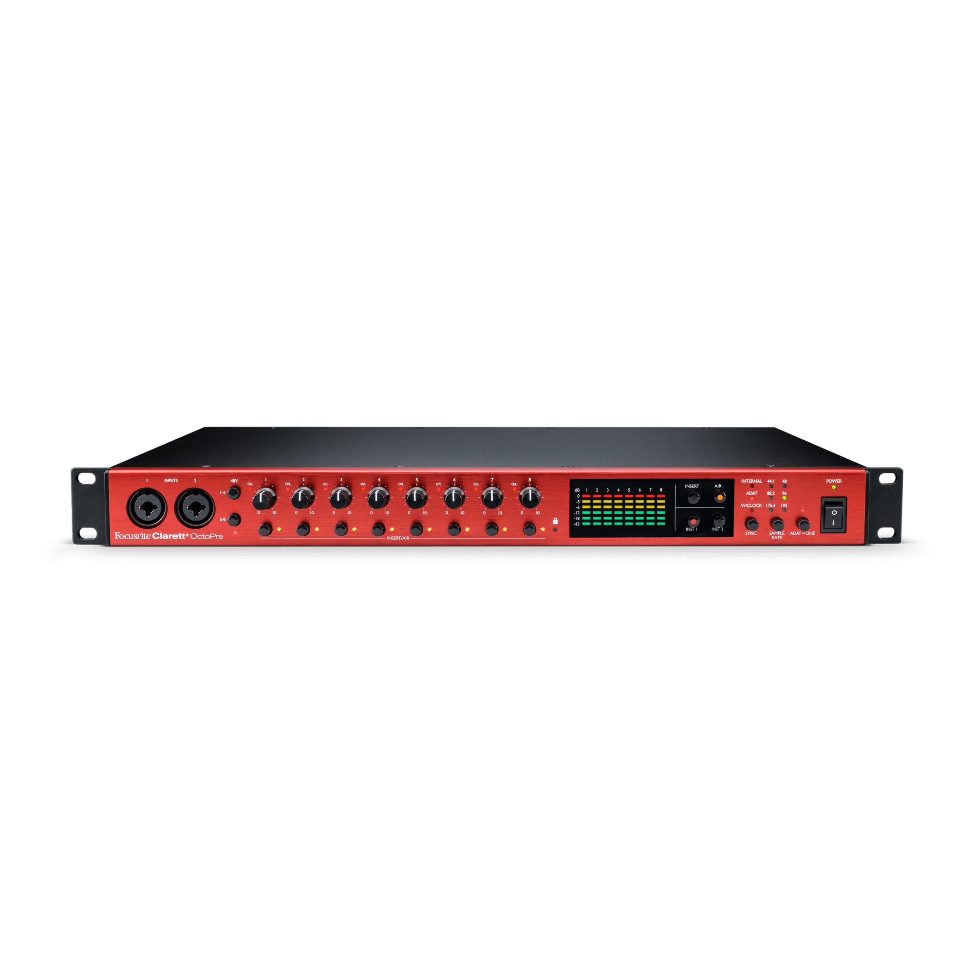 Focusrite Clarett+ OctoPre 8 Channel Microphone Preamp