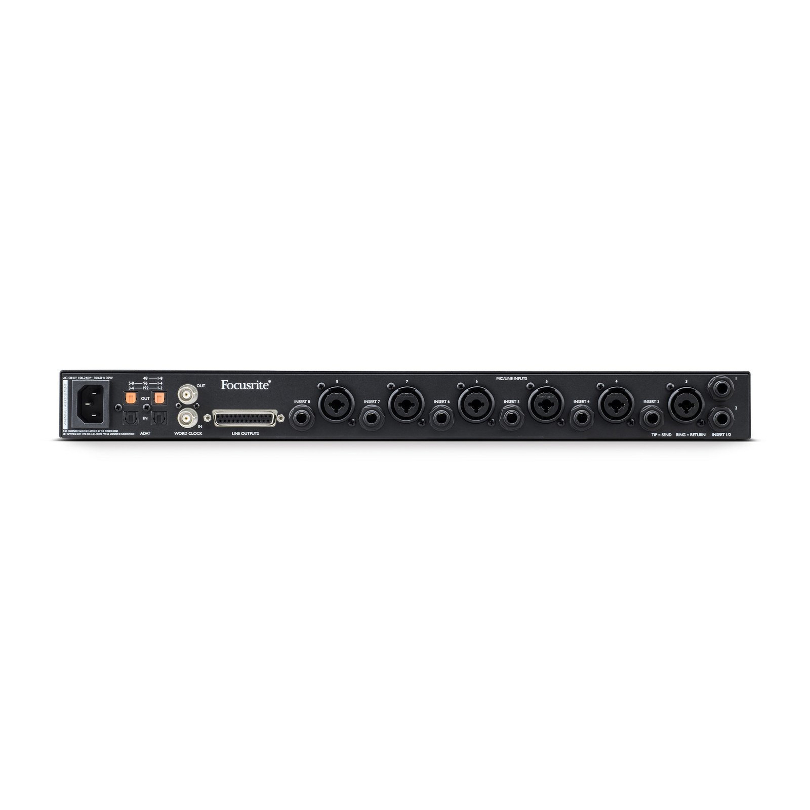 Focusrite Clarett+ OctoPre 8 Channel Microphone Preamp