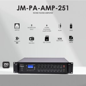 Clarion JM-PA-AMP-251 6 Zone Paging Amplifiers