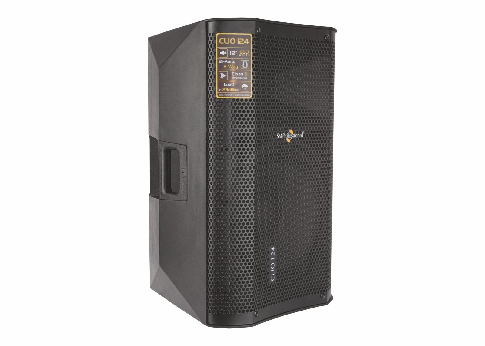 Clio-124-3-scaled-1.jpg Studiomaster Clio 124 Active Active Speaker with Bluetooth & USB (325watts)