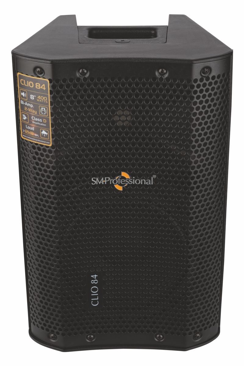 Studiomaster Clio 84 2-Way Bi-Amplified 200W (Rms) Active Loudspeaker With (Tws) - Black