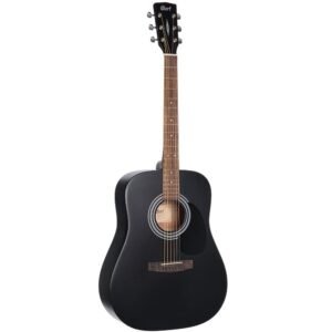 Cort AD810 Dreadnought Acoustic Guitar - Black Satin Cort AD810 Dreadnought Acoustic Guitar - Black Satin