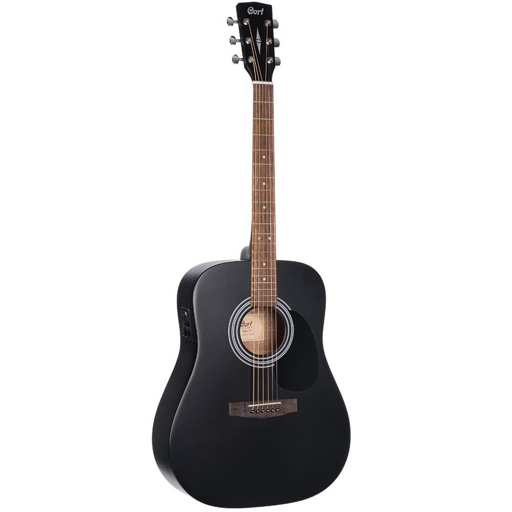 Cort AD810E BKS, 6 Strings Acoustic Guitar, Right-Handed, Black Satin
